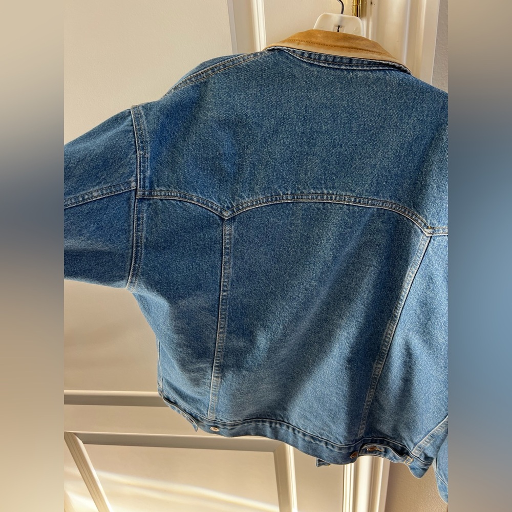 EUC Men’s Large Schaefer Outfitter Denim Jacket - Picture 13 of 16
